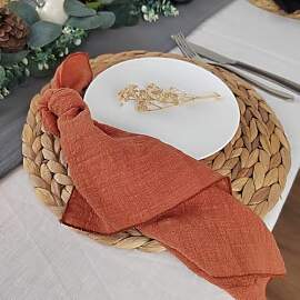 20 Stück Servietten Baumwollgaze 41 cm Serviette