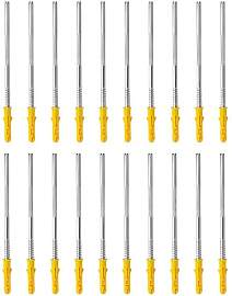 20 Stück Unsichtbare Regalhalterung, 6x130 mm