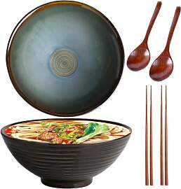 2 * 1200ML Ramen Schüssel Set,Schüssel