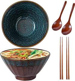 2 * 1600ML Ramen Schüssel Set,Schüssel