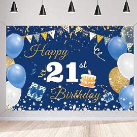 21. Geburtstag Deko Junge Mädchen, 21 Geburtstag