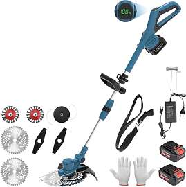 21V Rasentrimmer mit Akku for Makita, Rasentrimmer 