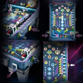 2309 Teile GULY60526 3D Retro Weltraum