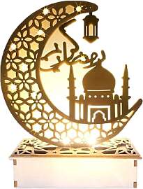 23GUANYI Ramadan Deko Lampe, Eid Mubarak