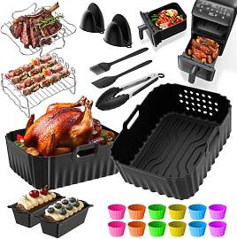 23pcs Airfryer Zubehör für Philips Airfryer 4000 