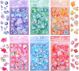 24 Blatt Aquarell Blasen Scrapbooking