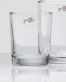 24er Set Teelichthalter, Dekogläser CYLI H. 11cm