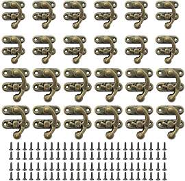 24PCS Antiker Schrank Verschluss, Rechter Riegel