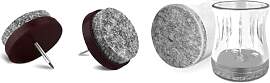 24 Stück Ø 22mm Stuhl Filzgleiter Nagel & 16 