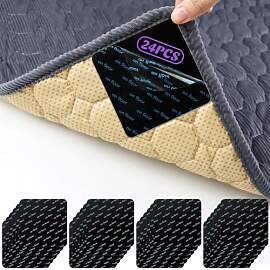 24 Stück Teppichstopper Antirutschpads - 10x10cm