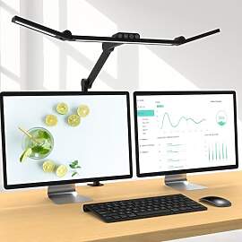 24W Superhelle Dimmbare LED Schreibtischlampe,