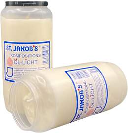 24 x Öllichter Nr, 7, Öl-Lichter, Grabkerzen,