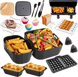 26 Stück Airfryer Zubehör für Philips - Dual