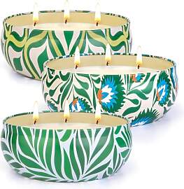 280Std Citronella Kerze Outdoor Groß, 3 x 400g