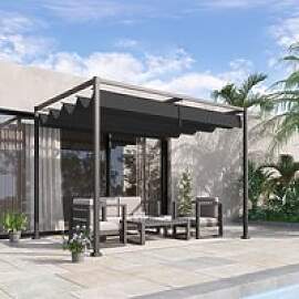 298×213×221cm Garten-Pergola-Pavillon,
