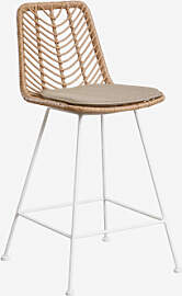 2er-pack Barhocker Aus Synthetischem Rattan Gouda