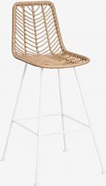 2er-pack Barhocker Aus Synthetischem Rattan Gouda