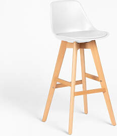 2er-pack Barhocker „nordic Edition“ Weiss