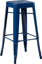 2er-pack Stapelbare Barhocker Aus Stahl Lix
