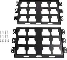 2er-Pack Werkzeugkasten-Montageplatten, kompatibel 