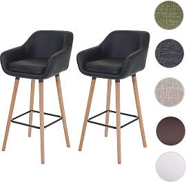 2er-Set Barhocker Malmö T381, Barstuhl