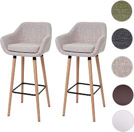 2er-Set Barhocker Malmö T381, Barstuhl