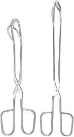 2er Set Grillzange Edelstahl 24cm & 30cm,
