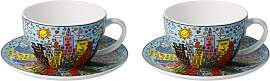 2er Set James Rizzi Tassen My New York City Day