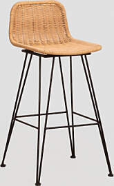 2er Set Outdoor Barhocker Aus Korb Sunset Vali