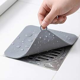 2er Set Silikon Duschablauf Abdeckung,