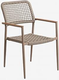 2er-set Stapelbare Gartenstühle Mit Armlehnen Aus 