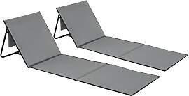 2er Set Strandmatte Mina, flexible Rückenlehne,