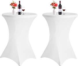 2er-Set Stretch Stehtisch Husse für Bistrotisch