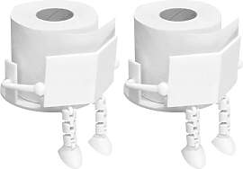 2er Set Toilettenpapierhalter,3D Gedrucktes Design 
