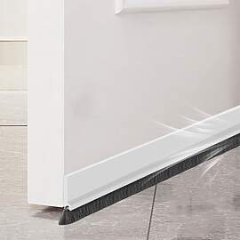 2er Set Türbesen Selbstklebend 3cm Breit Weiß,