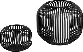2er Set Windlichter Wili Stäbe in Kugelform 10 +