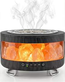 2-in-1 Aroma Diffuser & Salzkristall Lampe -