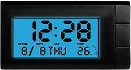 2-in-1 Auto Armaturenbrett Digitaluhr Temperatur