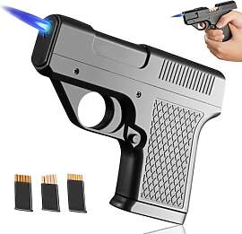 2-in-1 Zigarettenetui mit Feuerzeug Sturmfeuerzeug 