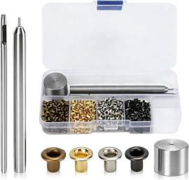2mm Metall Grommet Kit, Ösen und Leder Grommets