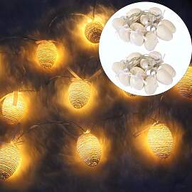 2 Pack LED Lichterkette Ostern, 20 er LED