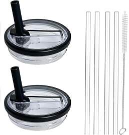 2 Packung 30oz Auslaufsichere Tumbler Ersatz Lids