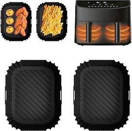 2Pcs Airfryer Silikonform Heißluftfritteuse