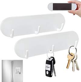 2PCS Magnetische Kühlschrankhaken Mit