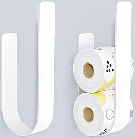 2 PCS Toilettenpapier Aufbewahrung Weiß,