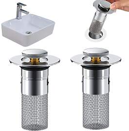 2pcs Waschbeckenstöpsel, Abflussstopfen