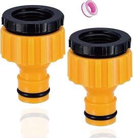 2 Pcs Wasserhahn Adapter, Schlauchverbinder,
