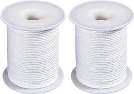 2 Rollen Kerzendocht, 61m/200ft kerzendochte für