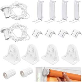 2 Set Weiß Rollo Halterung Fenster 17mm