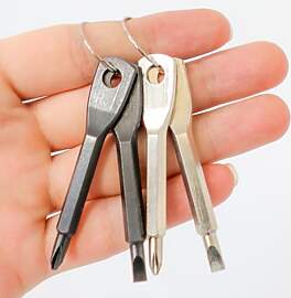 2 Sets Mini Schraubendreher Schlüsselanhänger